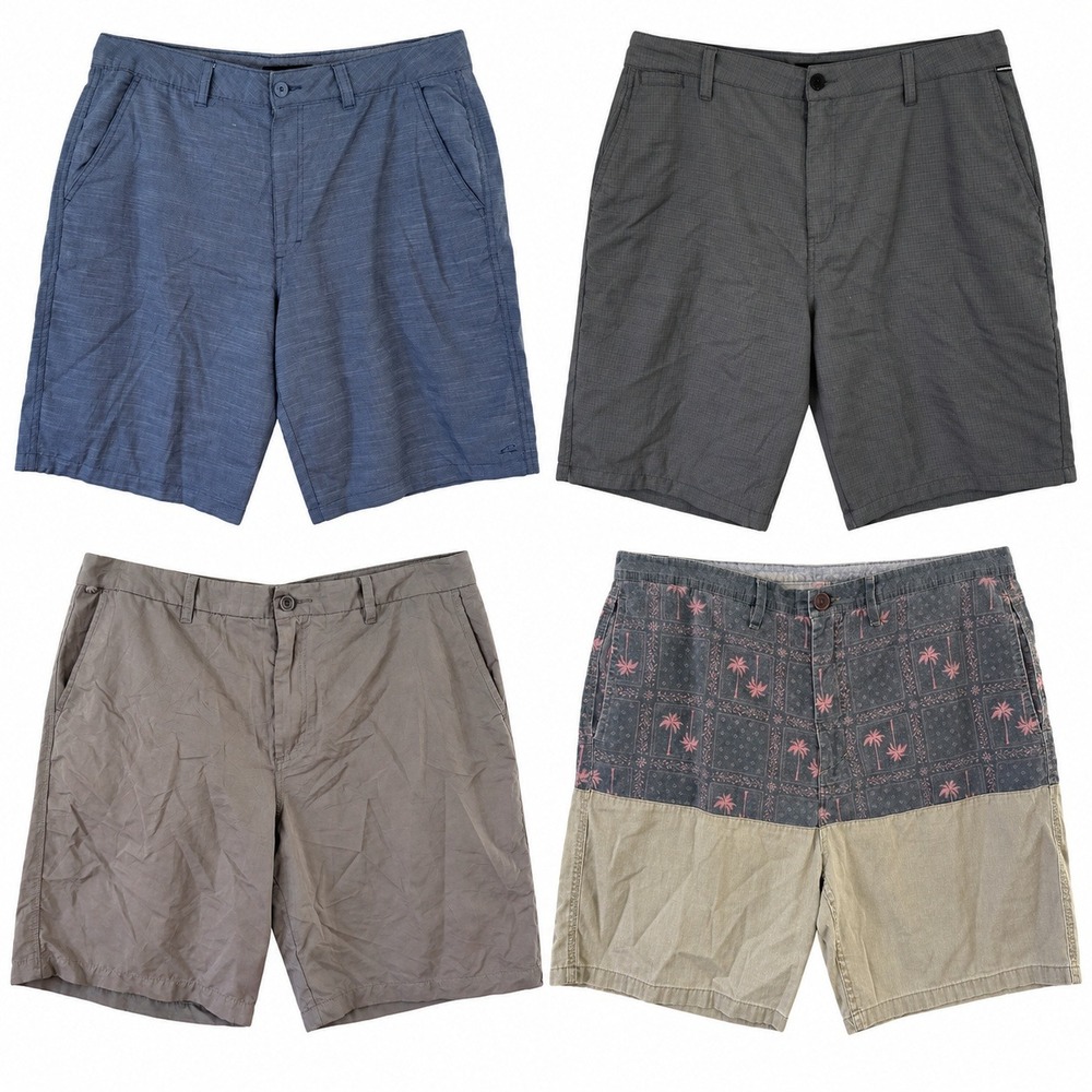 Mixed Brands Lot of 4 Men's Waist 38 Casual Shorts Quiksilver O'Neill Hybrid